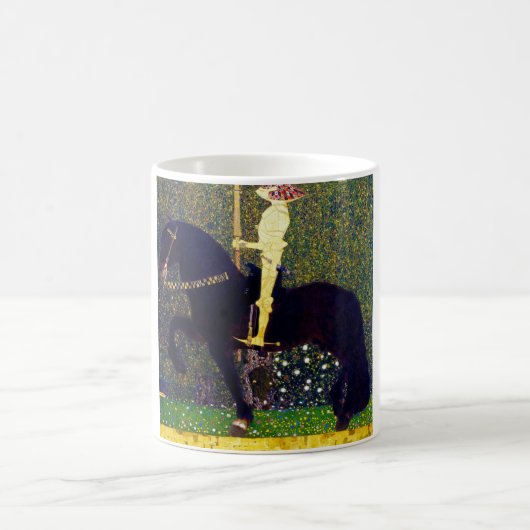Goldener Ritter, Gustav Klimt Kaffeetasse (Mittel)