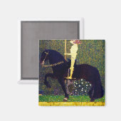 Goldener Ritter, Gustav Klimt Magnet (Vorderseite/Rückseite)