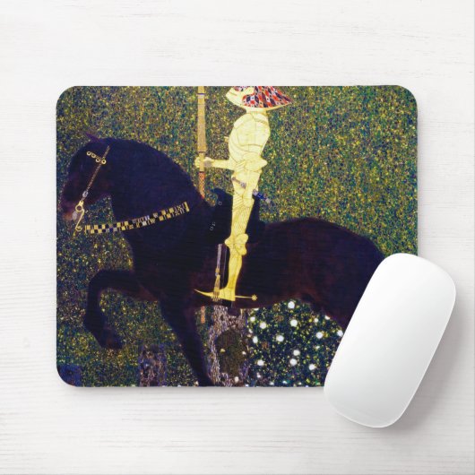 Goldener Ritter, Gustav Klimt Mousepad (Mit Mouse)