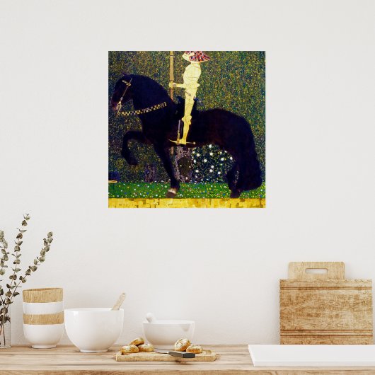 Goldener Ritter, Gustav Klimt Poster (Küche)