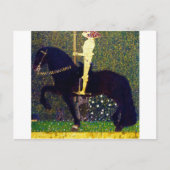 Goldener Ritter, Gustav Klimt Postkarte (Vorderseite)