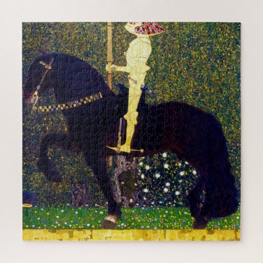 Goldener Ritter, Gustav Klimt Puzzle (Vertikal)