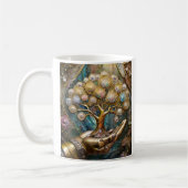 Goldener Roboter-Handholz Gold Tree of Life Kaffeetasse (Links)