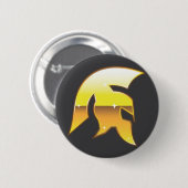 Goldener römischer Sturzhelm Button (Vorne & Hinten)
