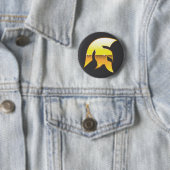 Goldener römischer Sturzhelm Button (Beispiel)