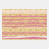 Goldener Rosa Glam  Geschenkpapier Set (Vorderseite 3)