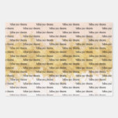 Goldener Rosa Glam  Geschenkpapier Set (Vorderseite)