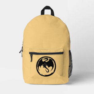 Goldener Rucksack für Schwarzen Drachen