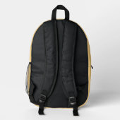 Goldener Rucksack für Schwarzen Drachen (Rückseite)