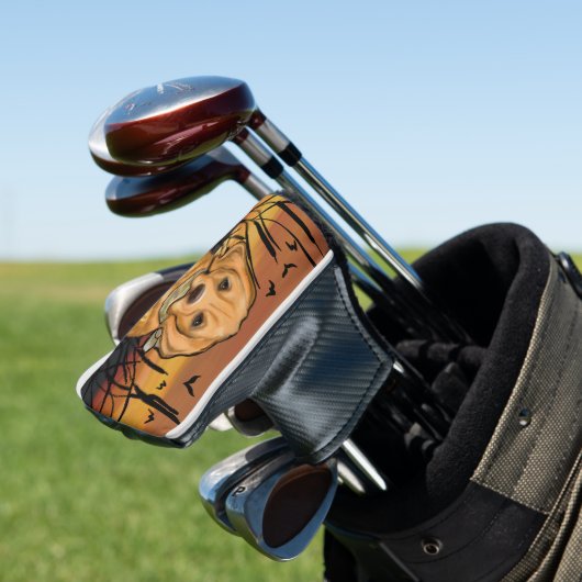 Goldener Rückzug Golf Headcover (In Situ)