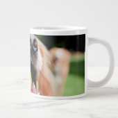 Goldener Rückzug mit Tennisball Jumbo-Tasse (Rechts)