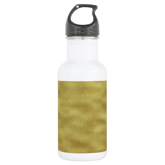 Goldener Sandbelag Trinkflasche (Vorderseite)