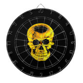 Goldener Schädel Dartscheibe (vorne)