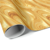 Goldener Schimmer-Look Geschenkpapier (Rolleneckpunkt)