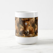 Goldener Schlummer sanftes Fohlen Kaffeetasse (Mittel)
