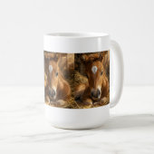 Goldener Schlummer sanftes Fohlen Kaffeetasse (VorderseiteRechts)