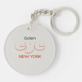 Goldener Schlüsselanhänger (Rückseite)