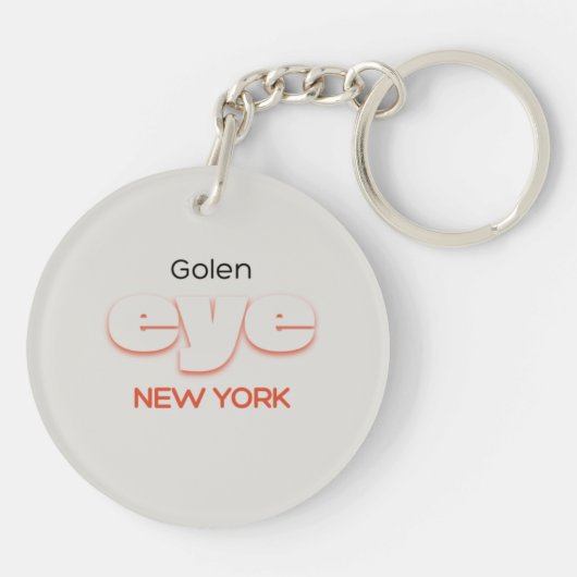 Goldener Schlüsselanhänger (Rückseite)