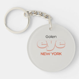 Goldener Schlüsselanhänger