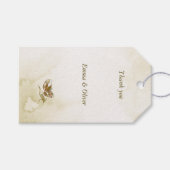 Goldener Schmetterling Geschenkanhänger (Vorderseite (Horizontal))