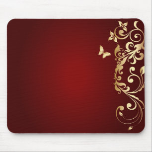 Goldener Schmetterling Mousepad