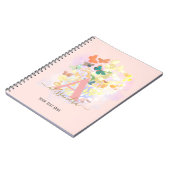 Goldener Schmetterling Notizblock (Linke Seite)