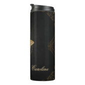 Goldener Schmetterling. Thermosbecher (Nach rechts gedreht)