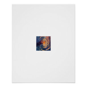 Goldener Schmetterlings-Wasserstrudel Touch Poster