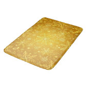 Goldener Schnee Badematte (Schrägansicht)