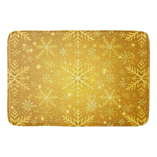 Goldener Schnee Badematte (Vorderseite)