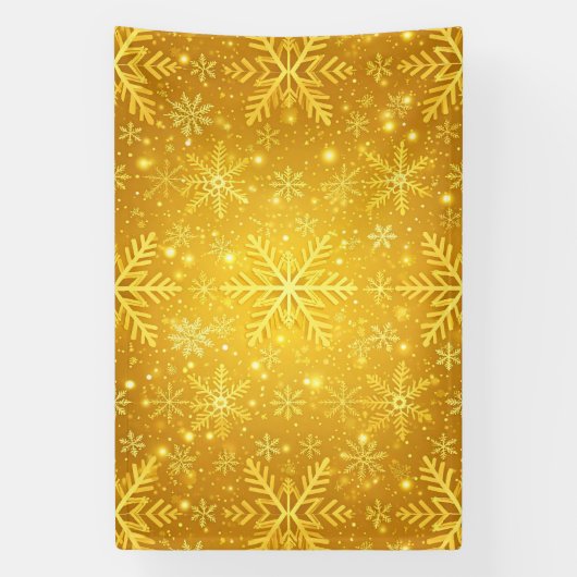 Goldener Schnee Banner (Vertikal)