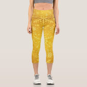 Goldener Schnee Capri Leggings (Vorderseite)