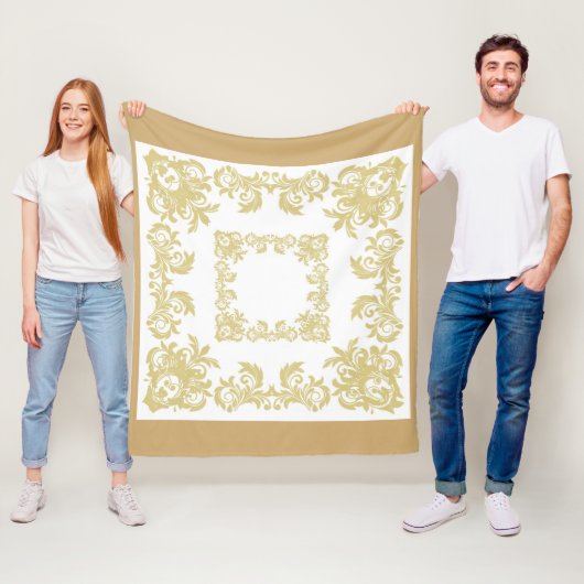 Goldener Schnee Fleecedecke (Beispiel)