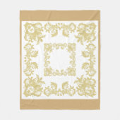 Goldener Schnee Fleecedecke (Vorderseite)