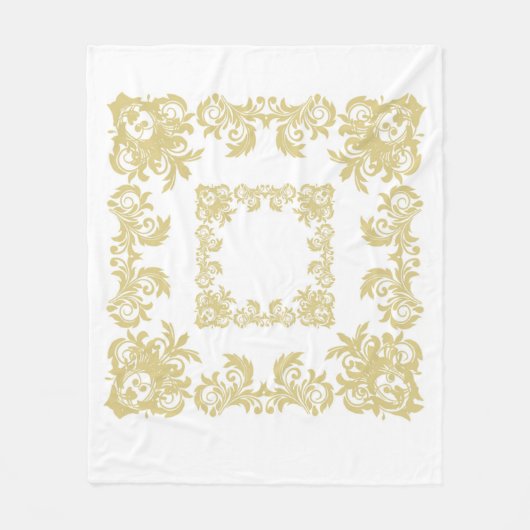 Goldener Schnee Fleecedecke (Vorderseite)