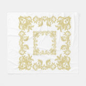 Goldener Schnee Fleecedecke (Vorderseite (Horizontal))