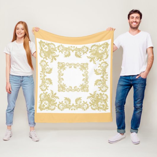 Goldener Schnee Fleecedecke (Beispiel)