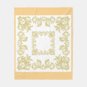 Goldener Schnee Fleecedecke (Vorderseite)