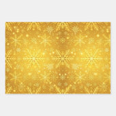 Goldener Schnee Geschenkpapier Set (Vorderseite 3)
