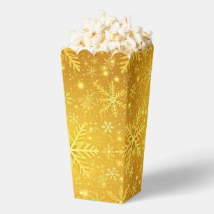 Goldener Schnee Geschenkschachtel