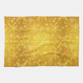 Goldener Schnee Geschirrtuch (Horizontal)