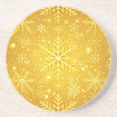 Goldener Schnee Getränkeuntersetzer (Vorne)