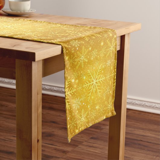 Goldener Schnee Großer Tischläufer (Beispiel)
