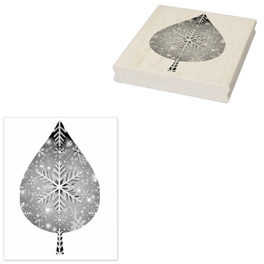 Goldener Schnee Gummistempel (Stempel)