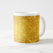 Goldener Schnee Jumbo-Tasse (Vorderseite Rechts)