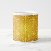 Goldener Schnee Jumbo-Tasse (Vorderseite)