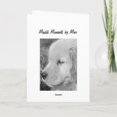 Goldener Schnee Karte (Rückseite)