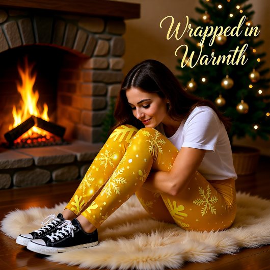 Goldener Schnee Leggings