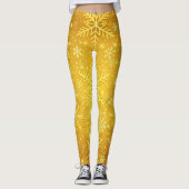 Goldener Schnee Leggings (Vorderseite)