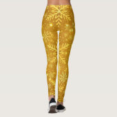 Goldener Schnee Leggings (Rückseite)